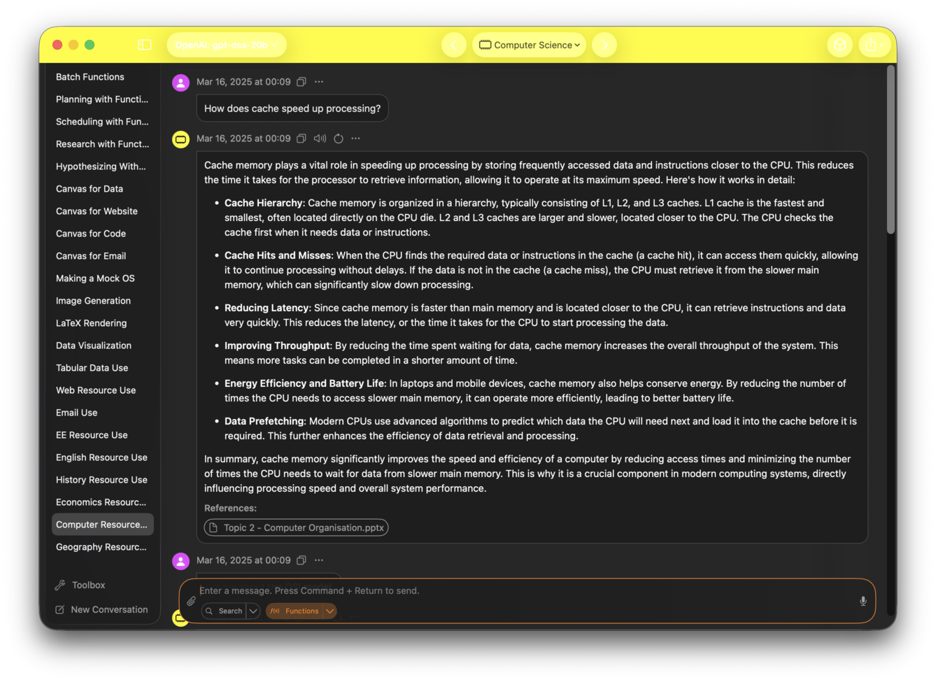 Expert with scoped knowledge domain